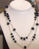 Rarities Fine Jewelry with Carol Brodie Faceted Gemstone and Bead Layering Necklace, 40"